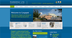 Desktop Screenshot of cargopakltd.com